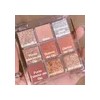 Paleta De Sombras 9 Colores Transparente Con Brillo Intenso