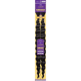 Outre Purple Pack Brazilian Bundle - Prestretched Loose Deep Bulk 24" (Natural Black)