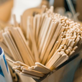 PARENCE – Set di 500 palette in legno – Palette usa e getta per caffè, tè e bevande – Ideale per casa, ufficio, eventi, ristoranti – 11 cm, 500 pezzi