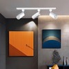 Bravsekai White GU10 LED Track Lighting Kit, GU10 Track Light