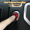 LLKUANG Red & Silver Engine Start Stop Push Button Switch