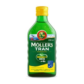 FITANDBEAUTYSHOP MOLLERS Norwegian Fish Oil Lemon Flavor (Omega-3 EPA, DHA) 250ml - EXCELLENT