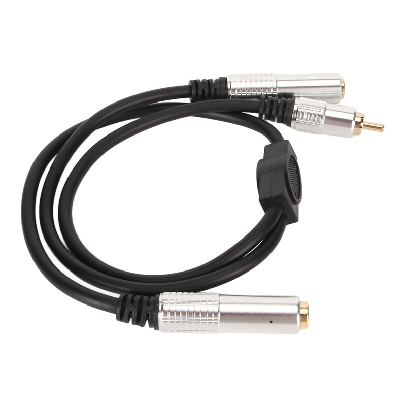 6.35mm Female to 6.35mm Female RCA Cable Gold Plated Sound