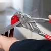 Knipex Tile Breaking Pliers chrome-plated, plastic coated 250 mm (self-service