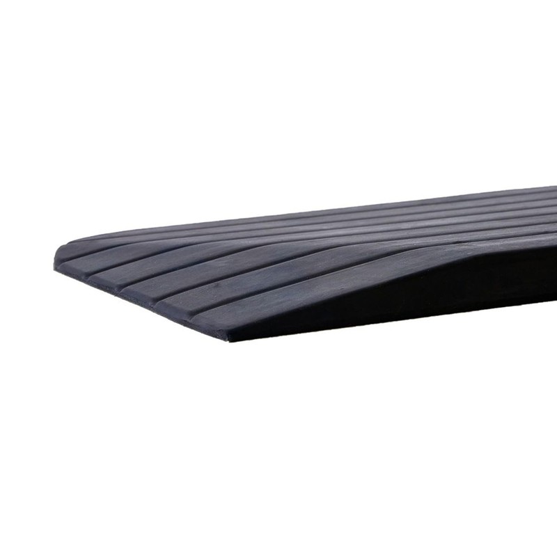 3/4" Maximum Rise - Silver Spring Rubber Solid Threshold Ramp