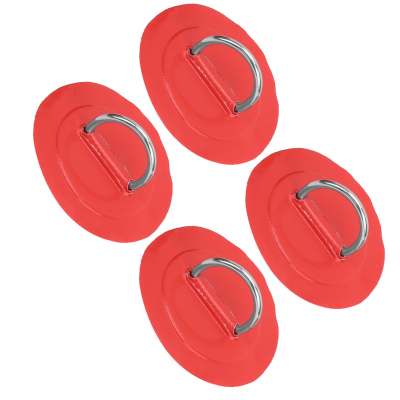 4pcs Inflatable Boat Kayak DRing Pad Patch Marine Fixed Buckle