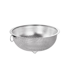 GREATLINK Stainless Steel Colander and Fine Mesh Strainer for Kitchen, 7.7Inch Pasta and Rice Strainer, Small Metal Sieve/Washing Bowl/Pot Drainer/Sifter for Spaghetti, Berry, Fruit, Vegetable