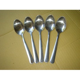 Pack of 5 Pieces Heavy Duty 18/10 Stainless Steel Spoon 7 Inch Long