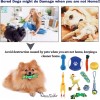 Klean Tinkle 10 juguetes masticables para perros con cuerda -