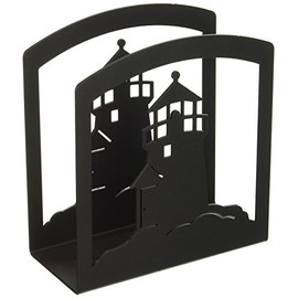 Village Wrought Iron 6 Inch Loon Napkin Holder, Black