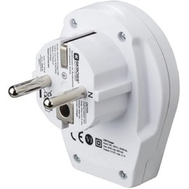 Hama World to Europe Travel Adaptor USB for 2 and 3-Pin Devices 1x USB