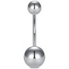 AceFun Belly Button Bars 8MM Belly Button Piercing Silver Belly