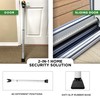 Sliding Door Security Bar, Door Jammer 2-in-1 Adjustable, Door Stoppers