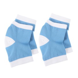 FOMIYES 2pairs Moisturizing Toeless Heel Socks Essential Oil Gel for Cracked Feet Care of Breathable Socks for Men and Women Softening and Comforting Design for Dry Heels