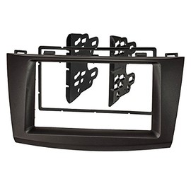 tomzz Audio 2433-013 Double DIN Radio Faceplate Compatible with Mazda 3 (BL) 2009-2013 Black