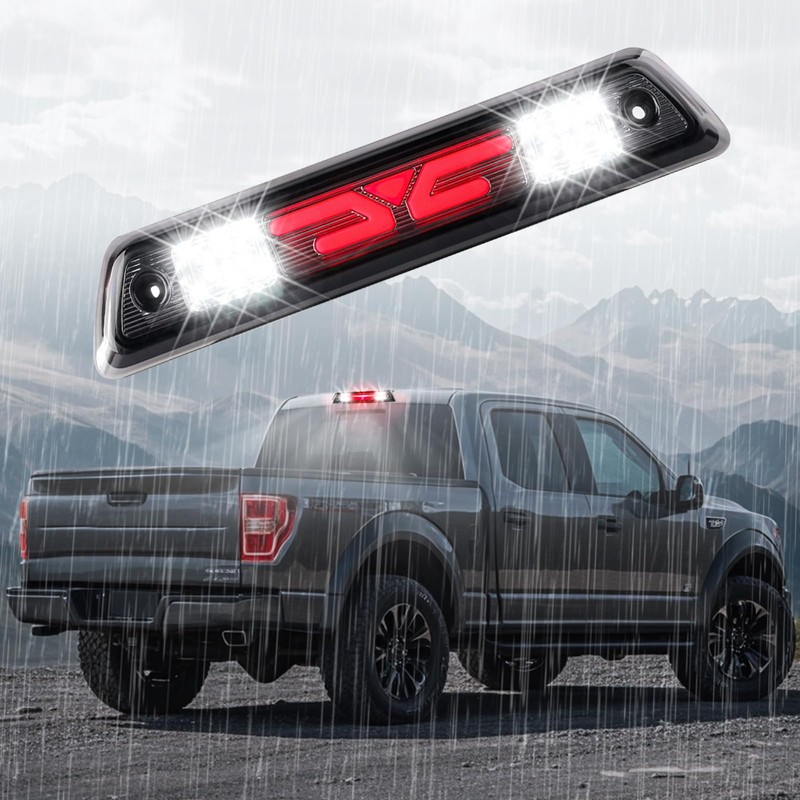 Nrgedzam LED Third Brake Light for Ford F150 Smoked Lens