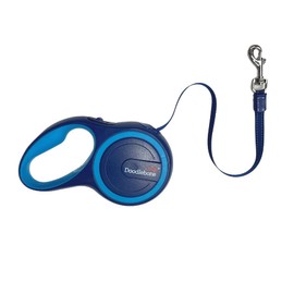 Doodlebone Retractable Dog Lead (5m, Aqua/Sapphire)
