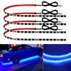 Keiurot Car Led Strip Lights 24" Connectable Blue Led Light