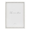 Lawrence Frames Rope Design Metal Frame, 5x7, Silver