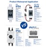 DIHOOL Solar Panel Disconnect Switch 4 String 30 Amp DC