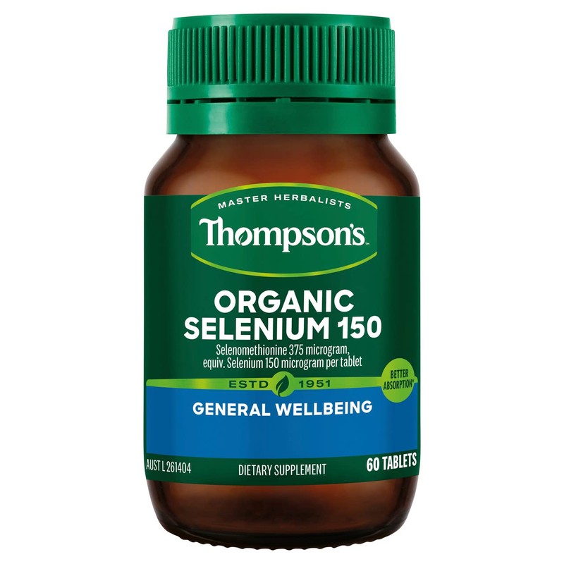Organic Selenium 150mcg 60 Tablets