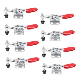 SEWACC 8 Pcs Toggle Clamp Antislip Quick Release Tool for Jigs and Fixtures Durable Hold Down Clamp with Ergonomic Design Handle
