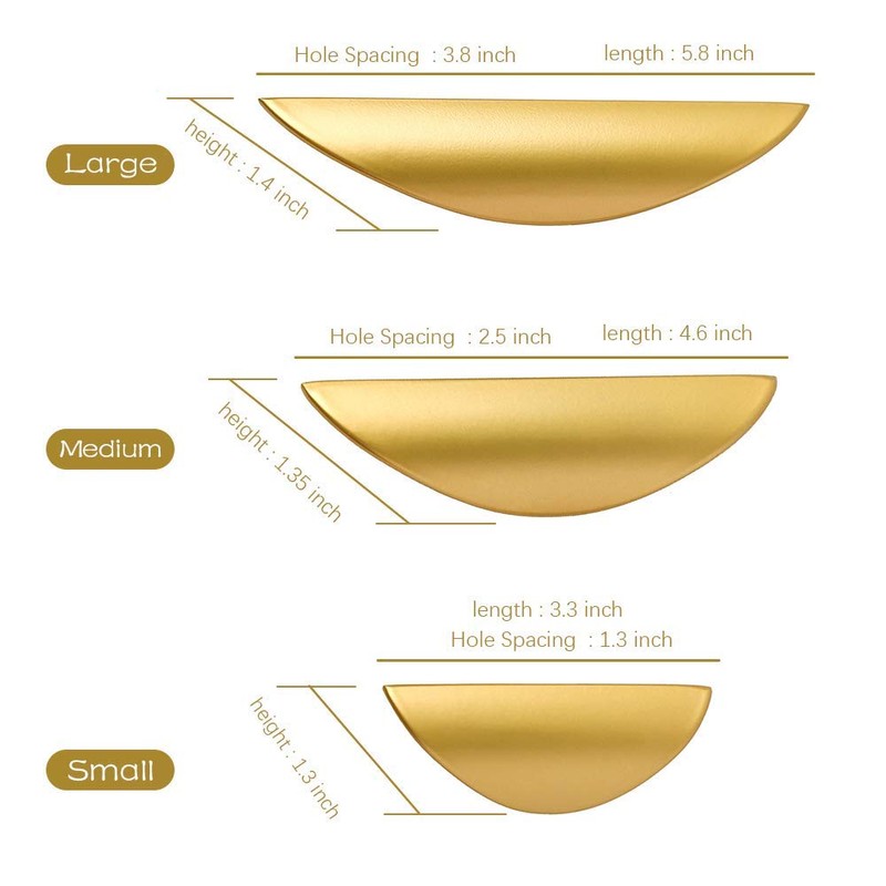 Primst Modern Light Brushed Cabinet Pulls, Furniture Hardware Collection, Cabinet