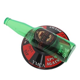 Fdit Pointer Drinking Rotate Bottle Game, Vertical Rotate Bottle Game, Portable Classic Spin The Bottle Drinking Game for Family Game Night, Parties, picnics, Camping, Tailgating