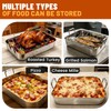 Roasting Pan with U-shape Rack,304 Stainless Steel Bakeware Tray Large
