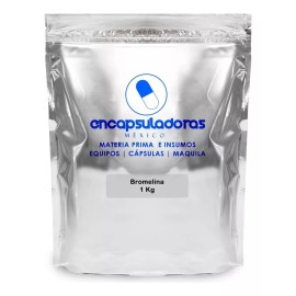 Encapsuladoras México Bromelina Polvo, 1 Kg Sabor Natural