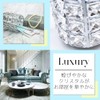 Crystal Cylindrical Makeup Brush Case Stand for Home Decor Makeup