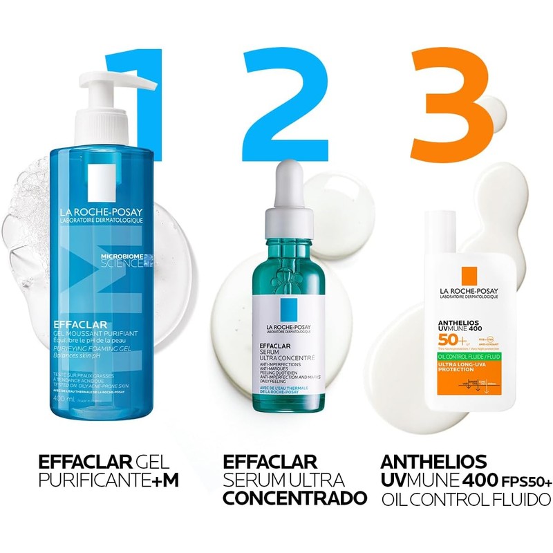 La Roche-Posay Kit Limpiador Effaclar Gel Purificante +M + Effaclar