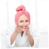 WOONEKY Toalla Microfibra Cabello para Secar Rápido Gorro Absorbente, Material