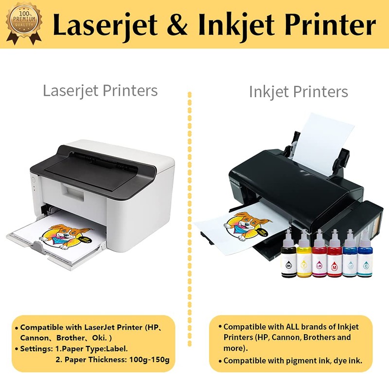 TransOurDream Iron on Heat Transfer Paper for Light T Shirts