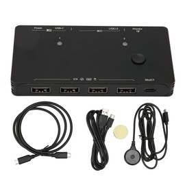 HD Multimedia Interface TYPE C KVM Switches 2 in 1 Out Support 4K 60Hz 10Gbps 100W PD Power KVM Switcher for 2 Computers