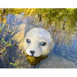 LB H&F Pond Figurine Sea Dog Seal Pond Decoration Mini Pond Garden Pond Decorative Figure Garden Pond Decorative Animal Swimming Figure