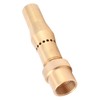 Female Thread Fountain Nozzle Brass Multihole Bubbling Sprinkler for Garden