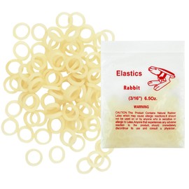 YYING Orthodontic Rubber Bands for Braces 3/16'' Heavy 6.5 oz, 100 Pcs Dental Intraoral Elastic Bands