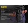 EdisonBright Nitecore NCP30 Molle compatible flashlight/magazine cordura holster (Black) with