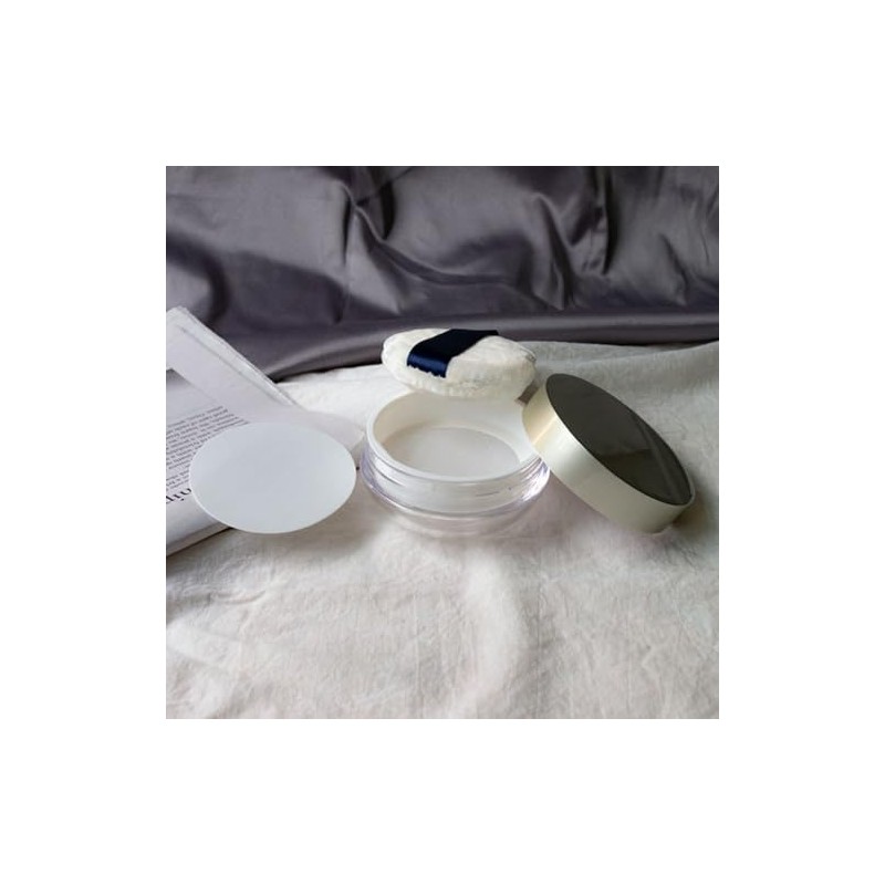 Caja de Talco Perfumado para Mujer con Tapa Hermética y