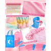 Suhine 10 Set Spa Party Supplies for Girls, Kids Satin