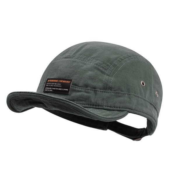 Clakllie Fashion Flat Snapback Cap 5 Panel Baseball Hat Unstructured