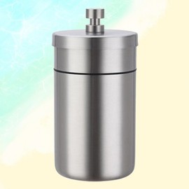 Hygienic Portable Ashtray with Lid - Round 304 Stainless Steel Stainless Steel