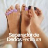 Universo en Linea Separadores Dedos Silicón Pedicura Manicura Flores Uñas