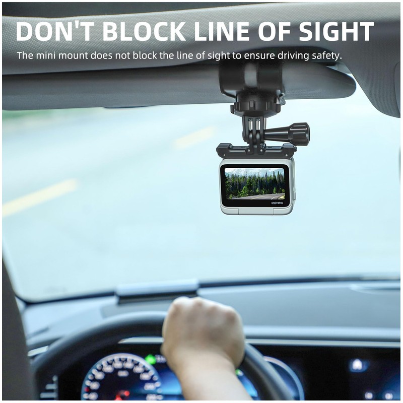 MAXOLA Car Clip for Insta360 GO 3 Car Sun Visor