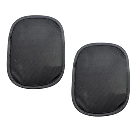 Car Miniature Static Cling Window Shade, 2 PCS Sun-protection, Anti-glare Nylon Yarn Mini Sunshades, for All Seasons Windshield Accessories, Sunshades for Most Cars (Black)