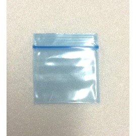 15125 (1.5"X1.25") Blue Color Apple Brand Bags Mini ZipLock Baggies, Case of 1,000