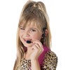 Rubie’s Rock Star Mic/Headset, Microphone Costume Accessory with Glitter Make-Up,Black