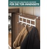 4smile Door Coat Rack for Hanging Inside - White Door