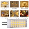 2Pcs LED Corn Bulb Natural Light Ceramic G8 102LED 10W